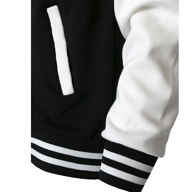 Jesus Saved My Life Varsity Jacket – Faith Streetwear Baseball Jacket