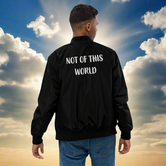 Gods Child Not Of This World bomber jacket