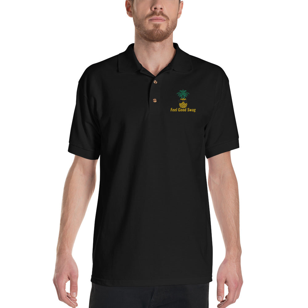 FGS Logo Black Polo Shirt