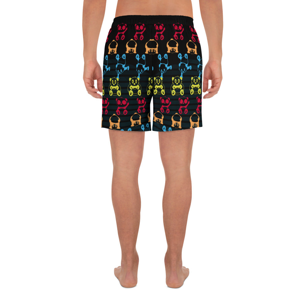 Panda Pool Party Athletic Shorts