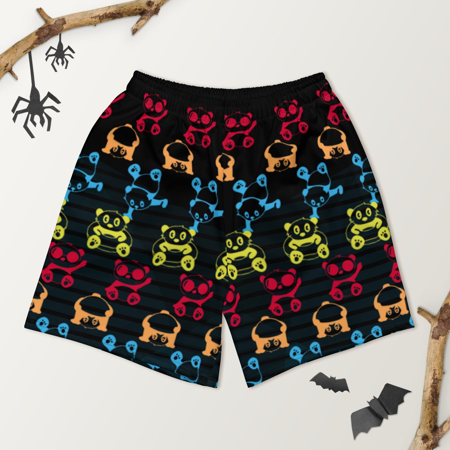 Panda Pool Party Athletic Shorts