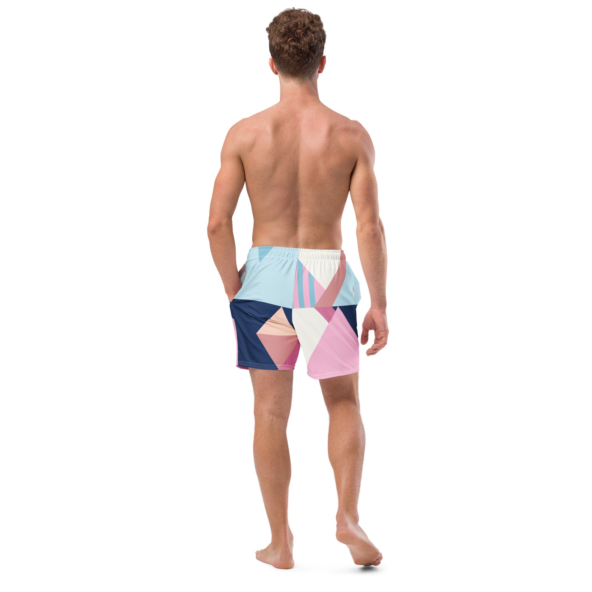 Geometry Beach swim trunks