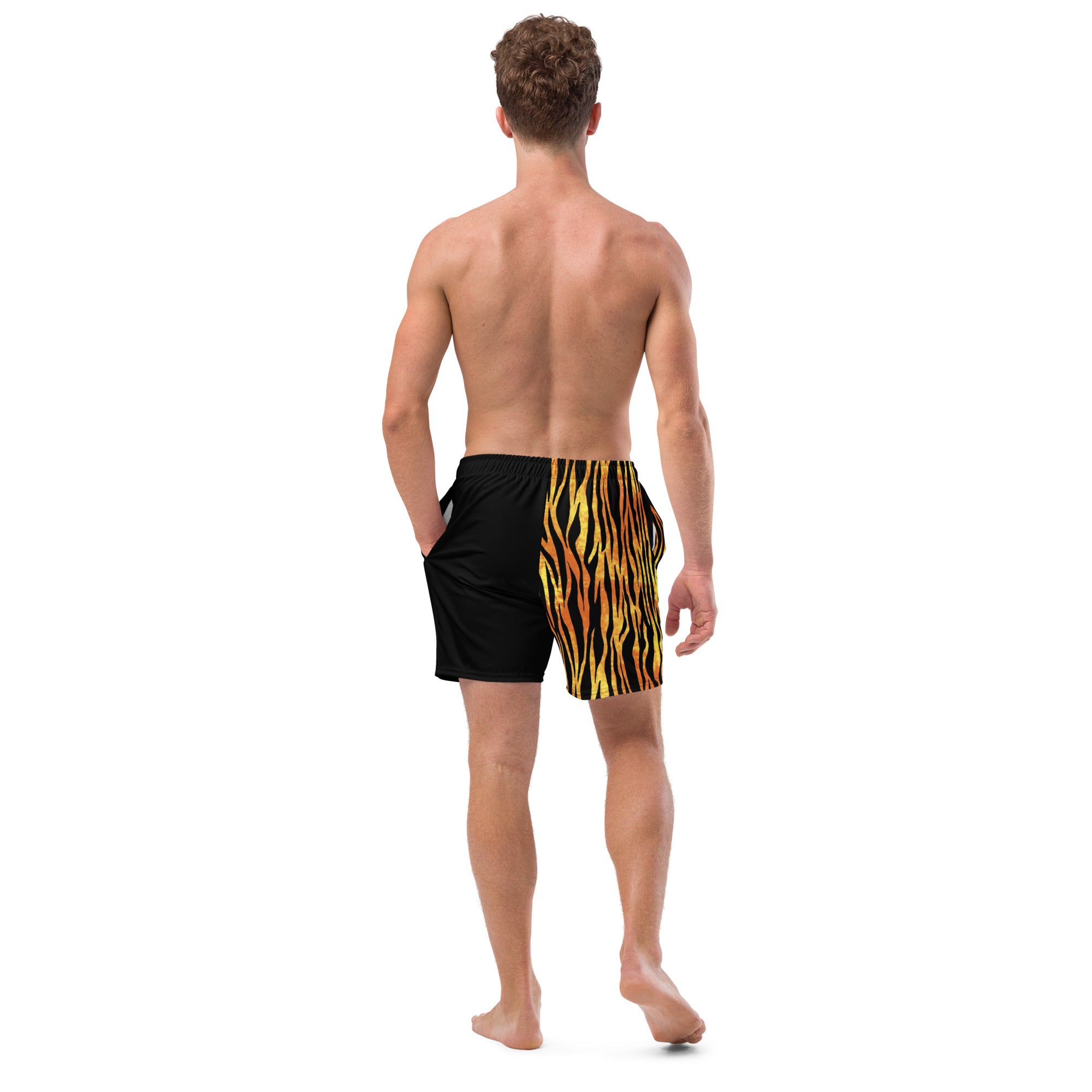 He's On Fire 911 Men's swim trunks