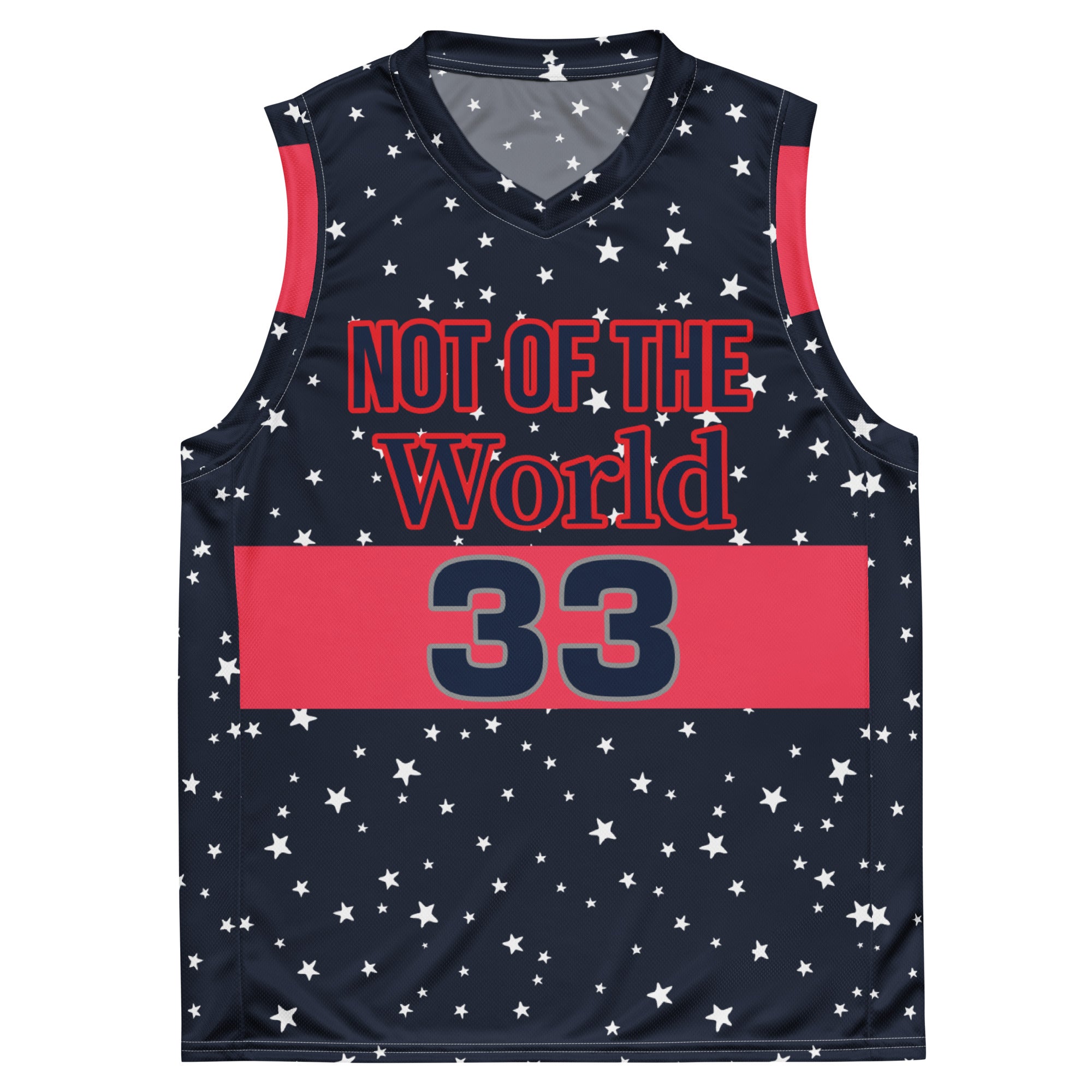 Not of the World basketball jersey