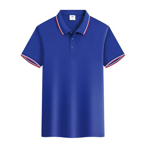 Custom Cheap Smooth Cool Fabric Poly Cotton Materials Polo T Shirts Short Sleeve Men'S Polo Shirts