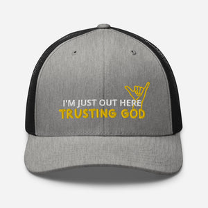 Trusting God Playful Trucker Cap