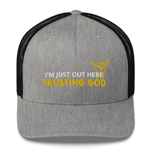 Trusting God Playful Trucker Cap