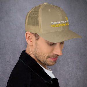 Trusting God Playful Trucker Cap