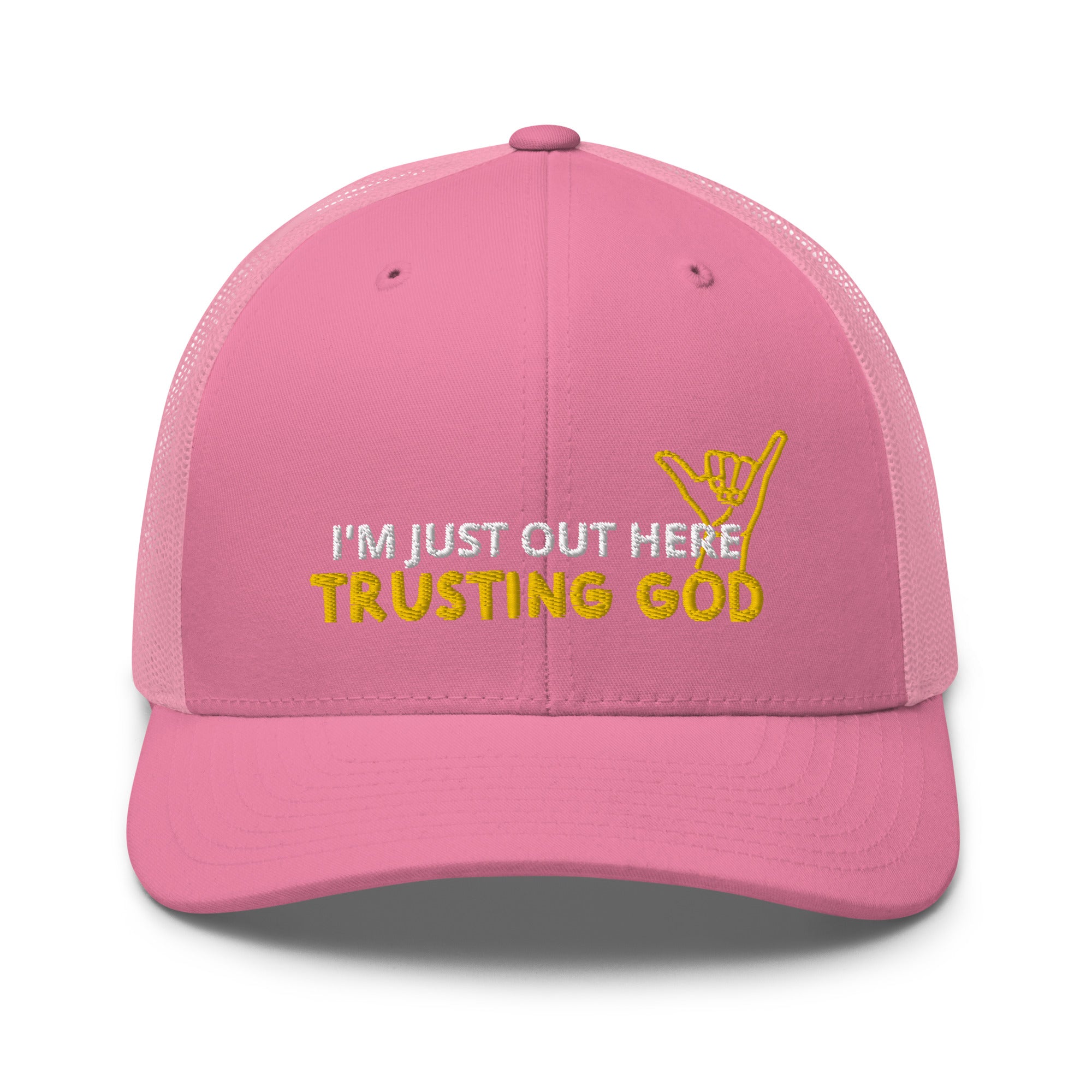 Trusting God Playful Trucker Cap