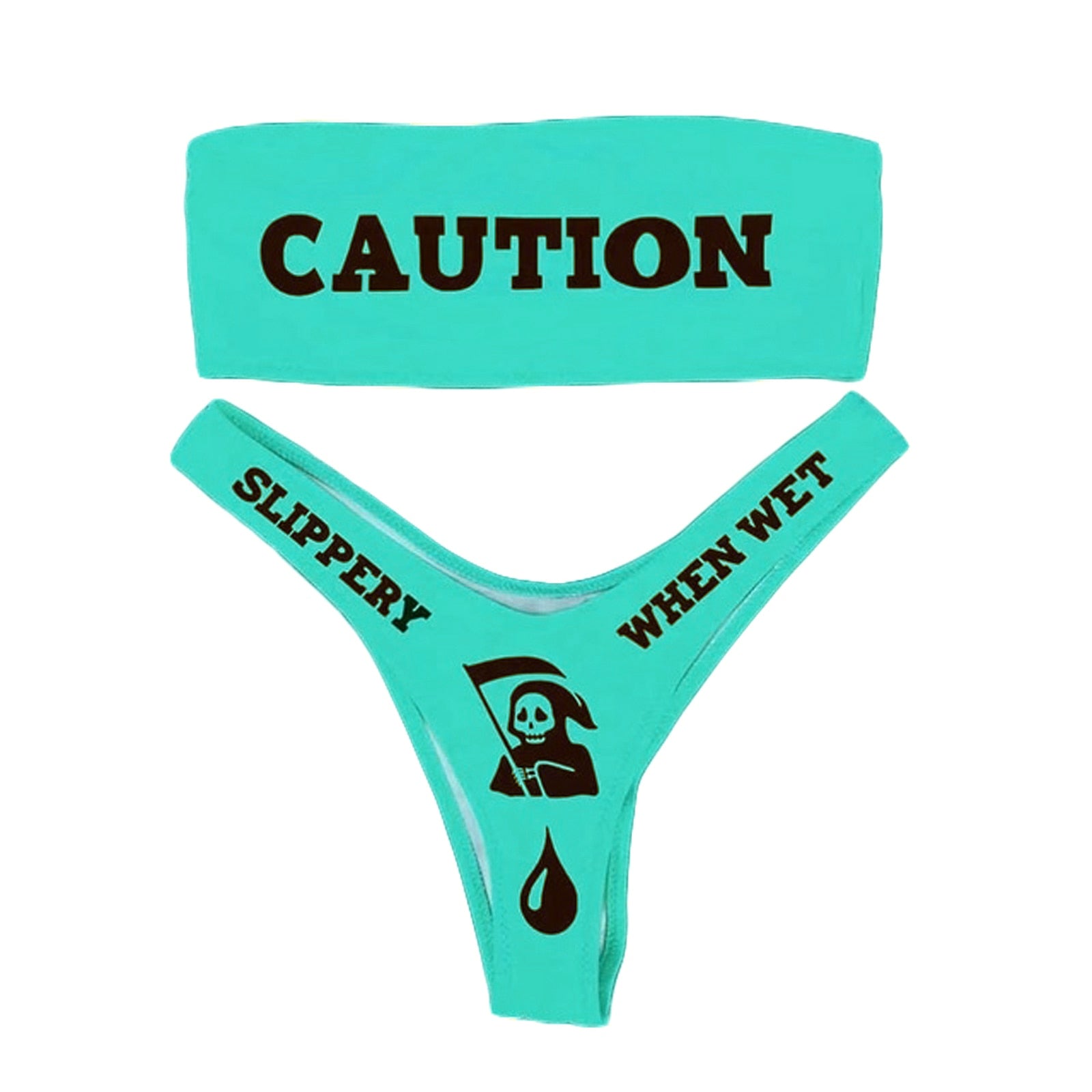 Proceed with CAUTION Bikini Set