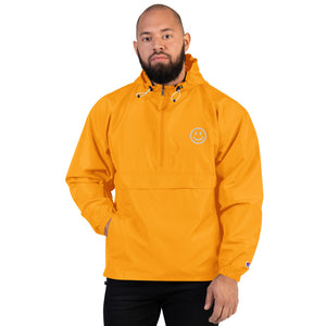 Be Happy Embroidered Champion Jacket