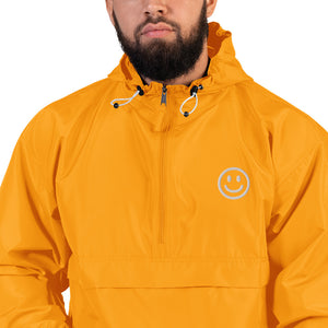 Be Happy Embroidered Champion Jacket