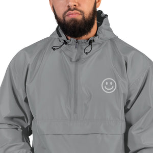 Be Happy Embroidered Champion Jacket