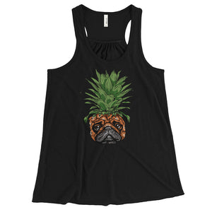 Pineapple Pug Flowy Tank