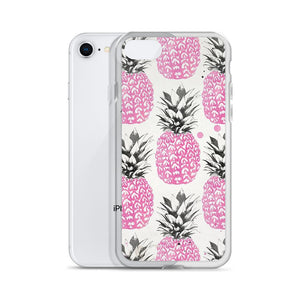 Pink Pineapples iPhone Case