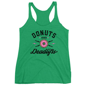 Donuts & Deadlifts Racerback Tank