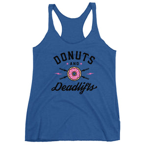 Donuts & Deadlifts Racerback Tank