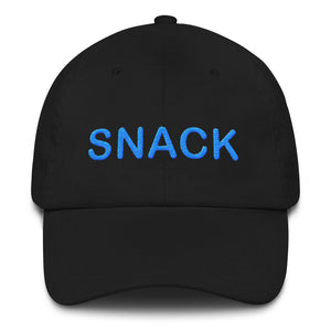 Snack Dad hat Blue Embroidery