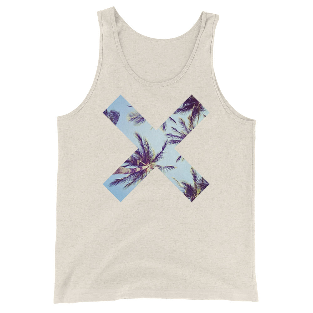 X Palm Tree Mens Tank