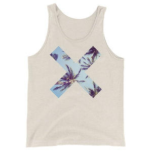 X Palm Tree Mens Tank