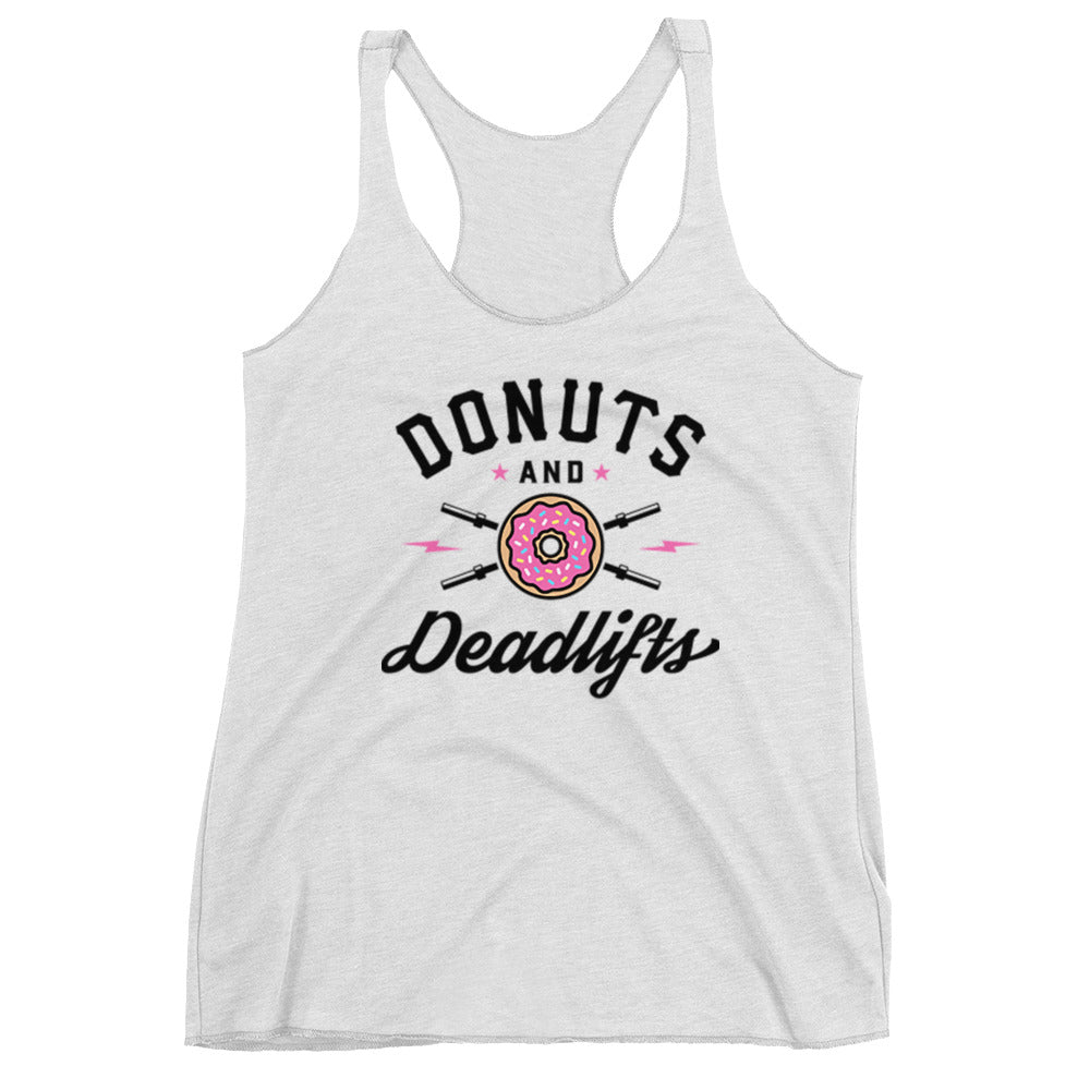 Donuts & Deadlifts Racerback Tank