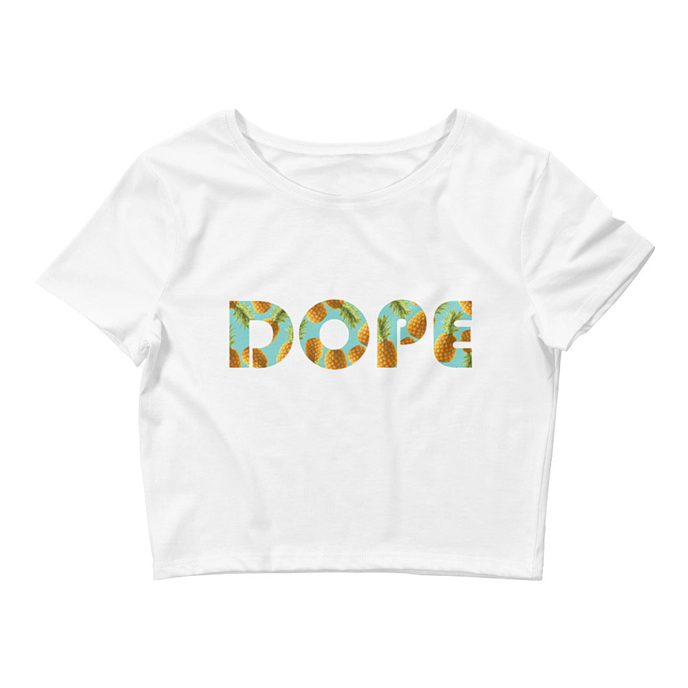 Dope Pineapple Crop Tee