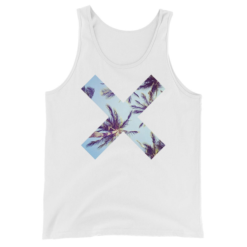 X Palm Tree Mens Tank