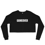 Game Over Crop Sweatshirt