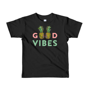Good Vibes Pineapple Short sleeve kids t-shirt