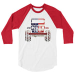 Merica' Jeep Unisex Baseball Shirt