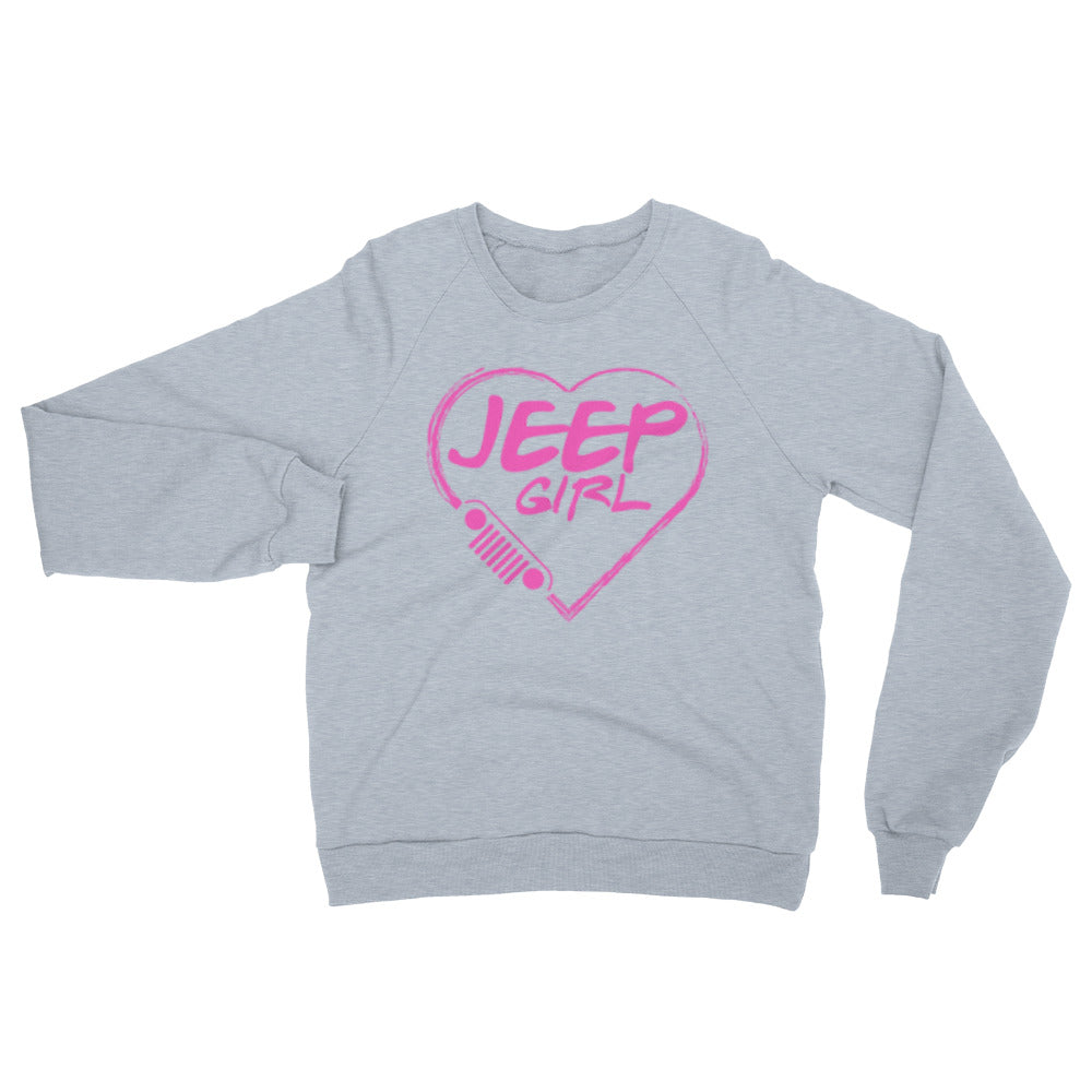 Jeep Girl California Fleece Raglan Sweatshirt