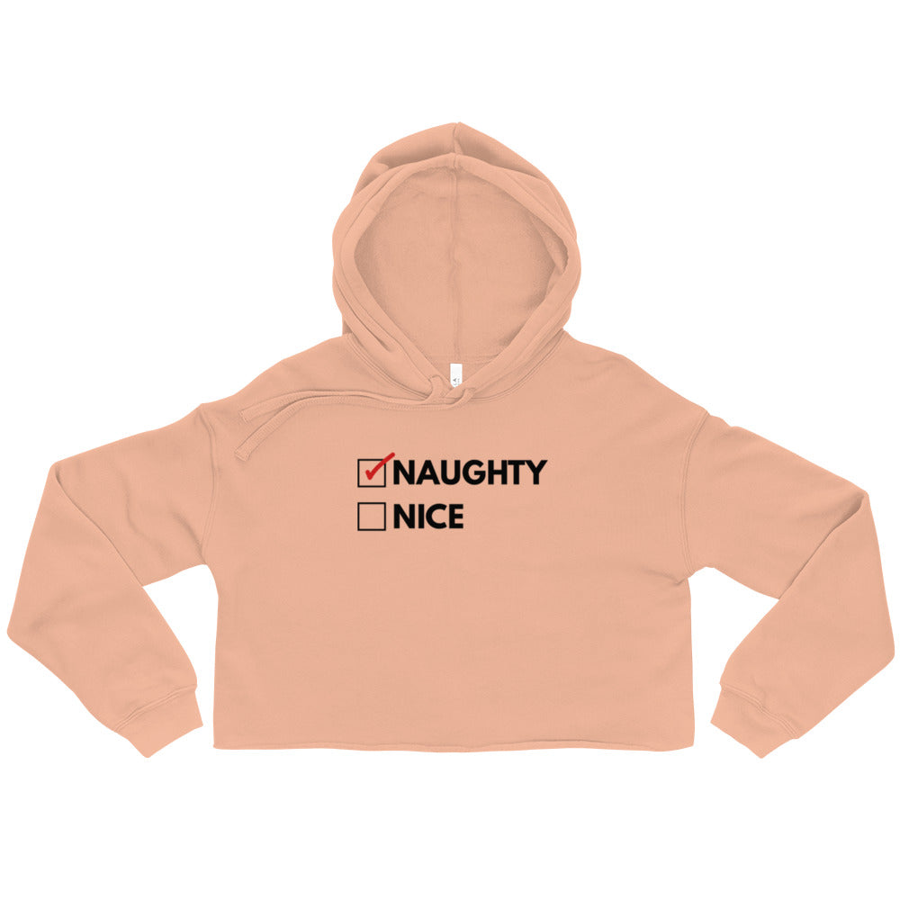 Naughty or Nice Crop Hoodie