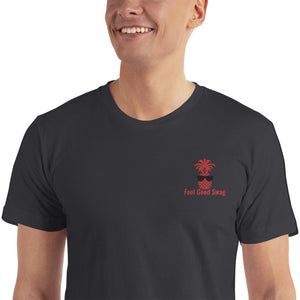 FGS Black & Red Embroidered T-Shirt