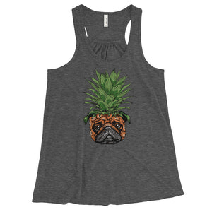 Pineapple Pug Flowy Tank