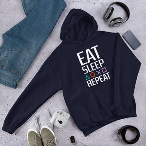 Eat Sleep Game Repeat Hoodie