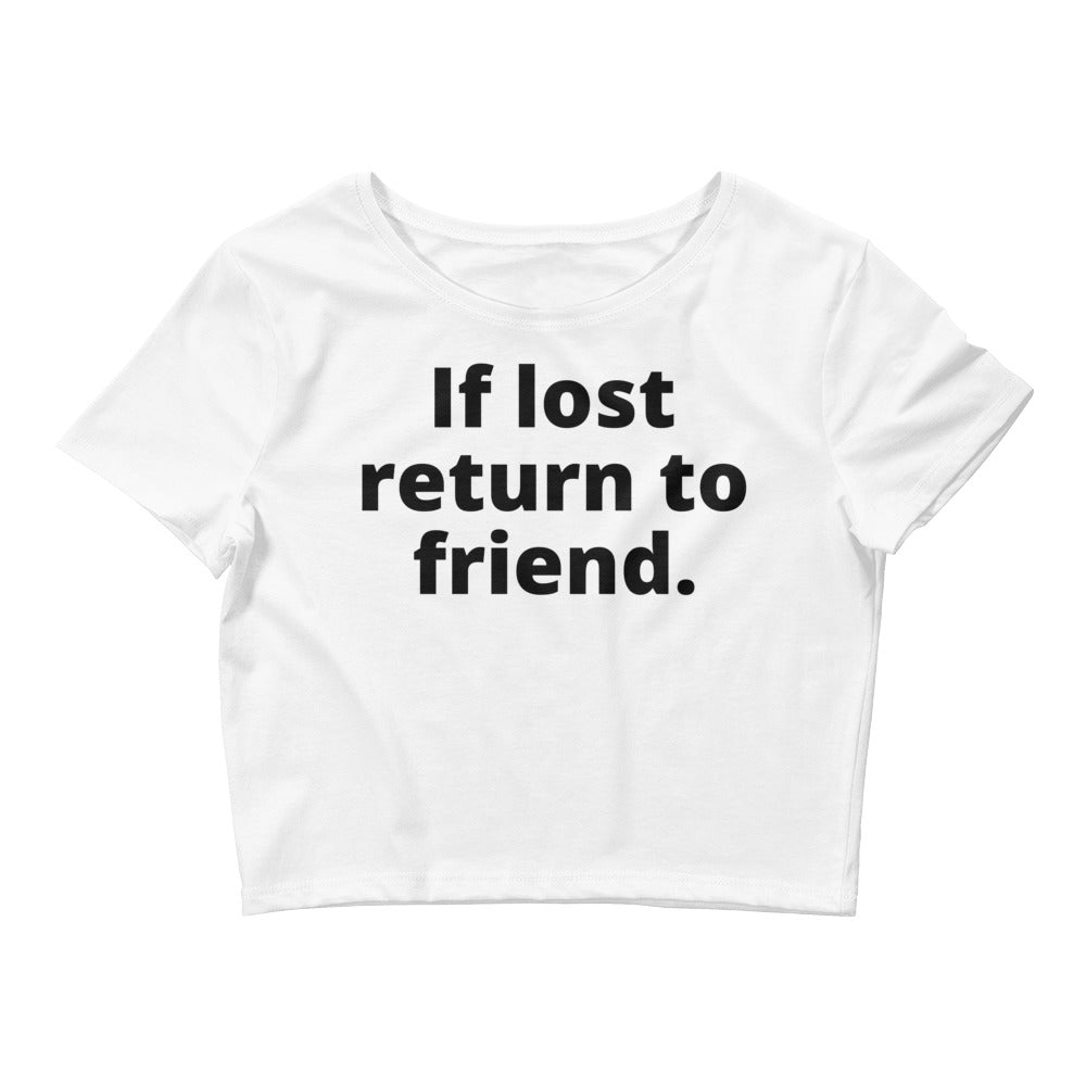 If Lost Crop Top