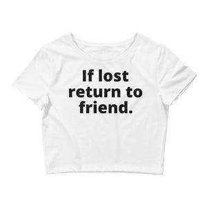 If Lost Crop Top