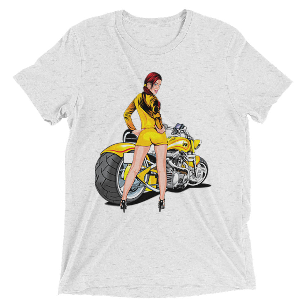 Motorcycle Chick Mens T-shirt