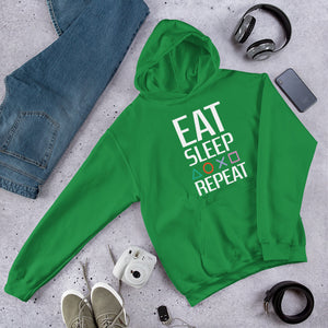 Eat Sleep Game Repeat Hoodie