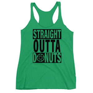 Straight Outta Donuts Racerback Tank