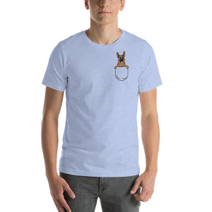 German Shepherd Pocket Unisex T-Shirt