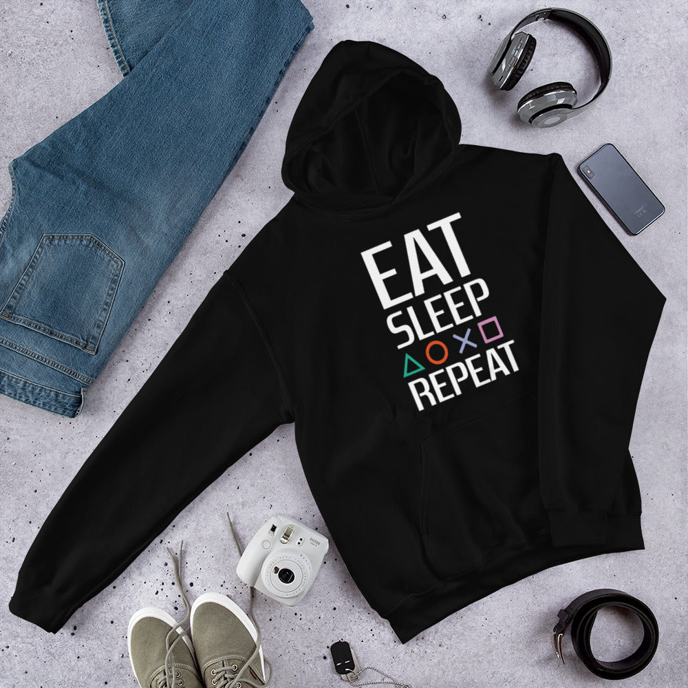 Eat Sleep Game Repeat Hoodie