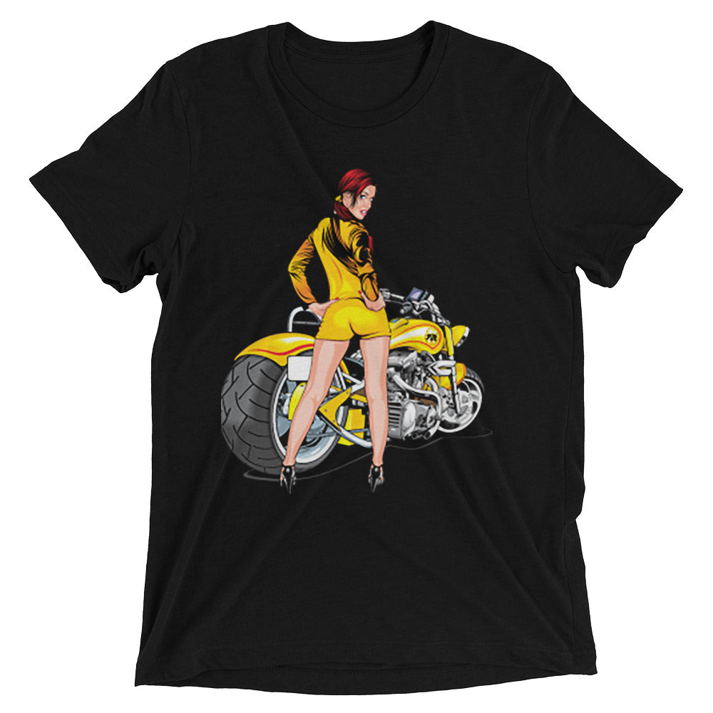 Motorcycle Chick Mens T-shirt