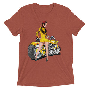 Motorcycle Chick Mens T-shirt