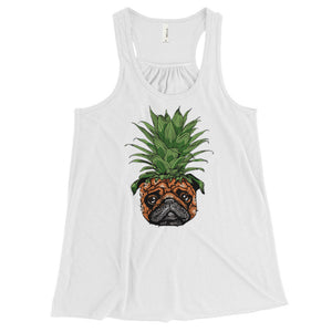 Pineapple Pug Flowy Tank