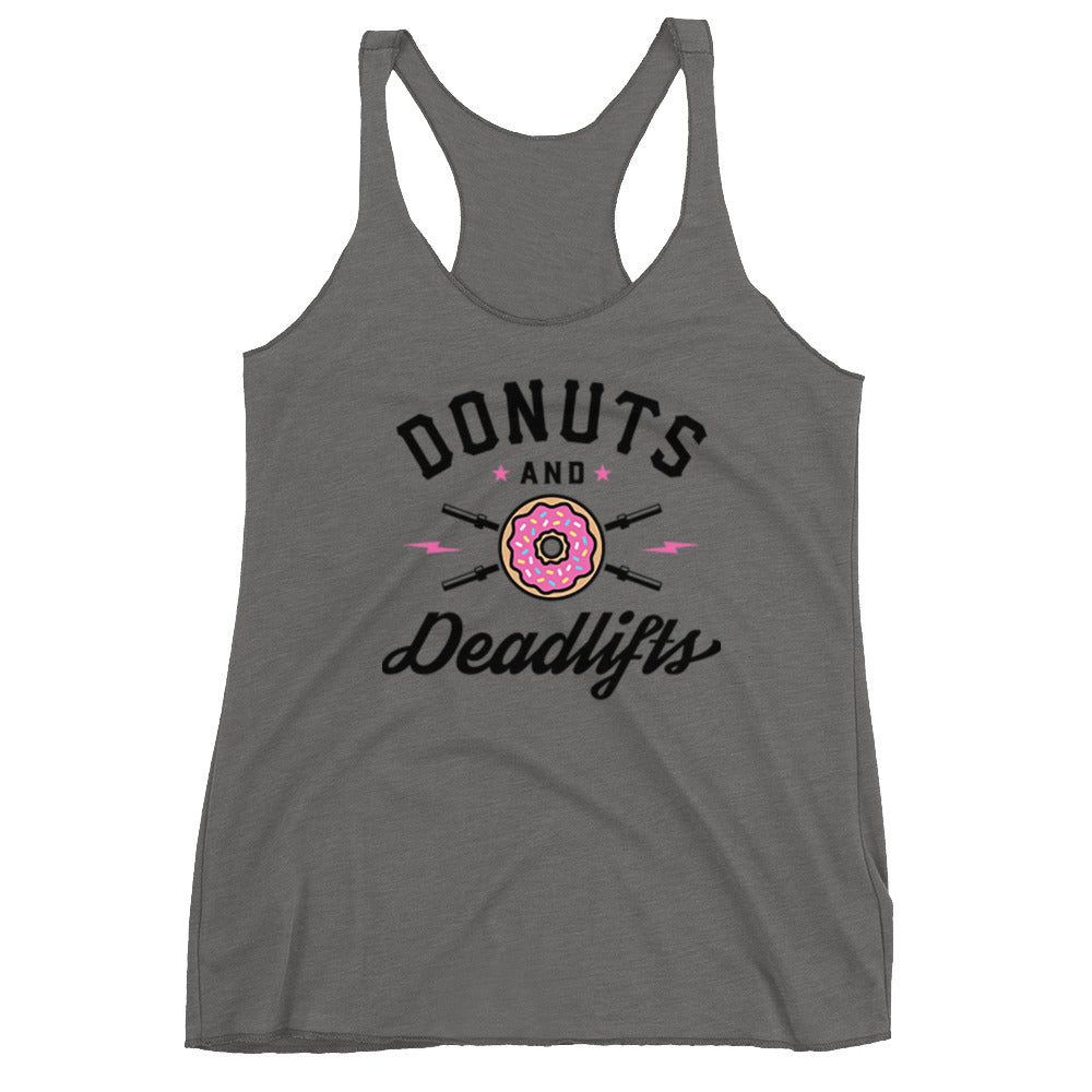 Donuts & Deadlifts Racerback Tank