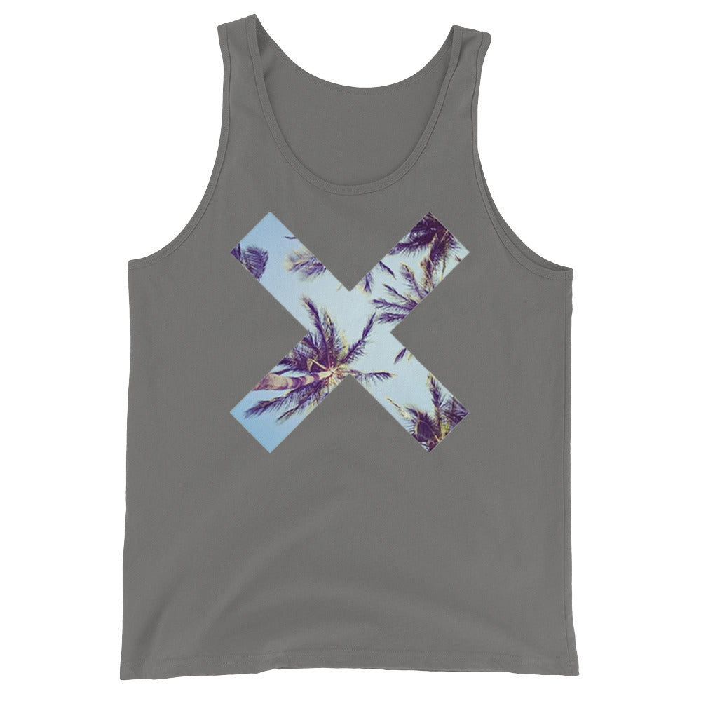 X Palm Tree Mens Tank