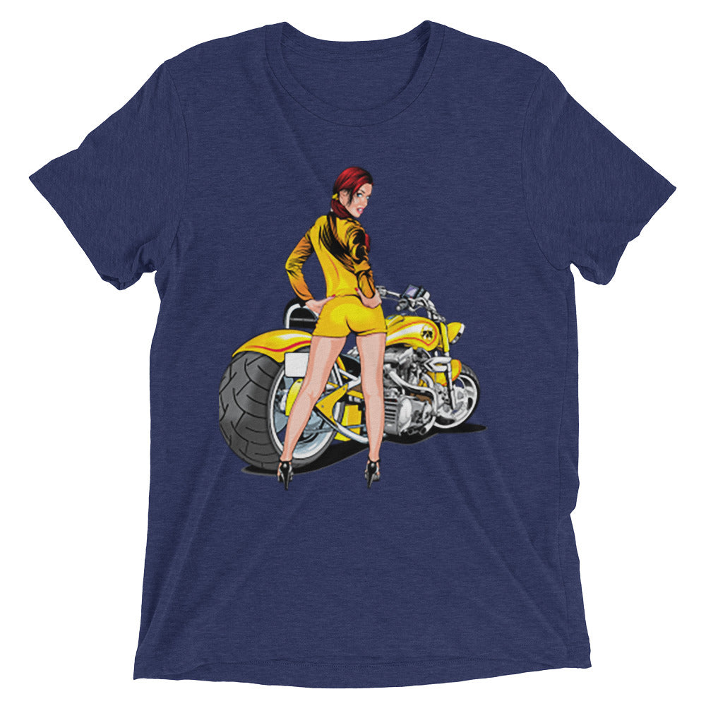 Motorcycle Chick Mens T-shirt