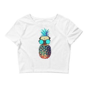 Pineapple Pug Women’s Crop Top