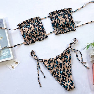 Ruffle Me Right Bikini Set